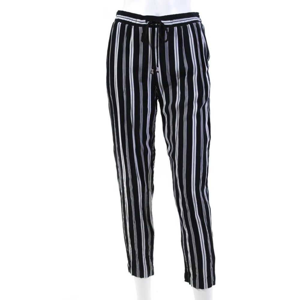 Waverly Grey Womens Navy Striped Serena Pants Blue Size Small 10530647